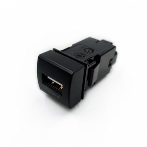 Car USB Fast Charger QC3.0 12V <b>ABS</b> For Toyota Corolla Levin Camry - Product Image 2