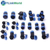 Conector impermeable weipu sp11, sp13, sp17, SP21, sp29, 2, 3, 4, 5, 6, 7, 8, 9, 10, 12, 16, 17, 20, 24, 26 pines