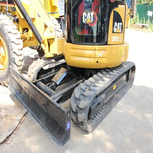 Mini-excavatrice CAT 305C <span class=keywords><strong>d</strong></span>'occasion, 5 tonnes, compacte, avec accessoire tarière, certifiée CE, <span class=keywords><strong>prix</strong></span> abordable - Product Image 1