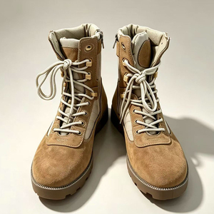 Botas de Desierto DSF112 de Gamuza Impermeables para Senderismo al Aire Libre, Color Coyote Marrón, para Todas las Estaciones - Product Image 3