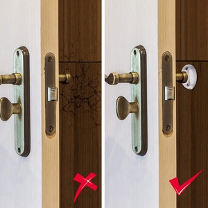 Cale <span class=keywords><strong>de</strong></span> <span class=keywords><strong>porte</strong></span> en caoutchouc Anti-Collision avec <span class=keywords><strong>amortisseur</strong></span>, protection murale, 10 pièces - Product Image 3