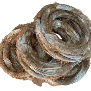 Fil de ligature, fil de fer galvanisé lisse en acier au carbone à haute résistance pour presse à balles, construction, compactage de déchets - Product Image 1