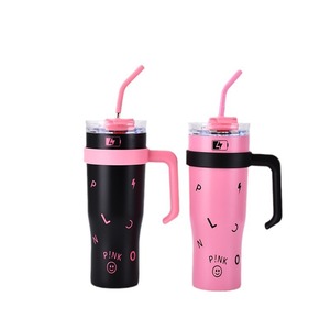 Stainless Steel Tumbler 40L Vacuum <b>Insulated</b> Portable Travel <b>Mug</b> With Straw For Outdoor Use - Product Image 4