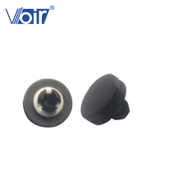 Voir E-PTFE Snap-in Round Black Plastic IP67 Waterproof  Pressing Air Vent Plug Balance Pressure Valves