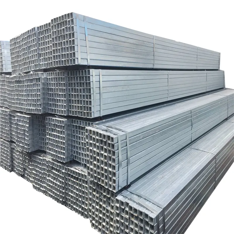 Hot Dip Galvanized Round Steel Pipe / GI Pipe Pre Galvanized Steel Pipe Galvanized Tube For Construction