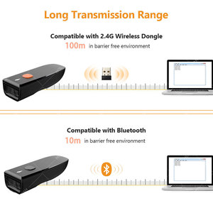 Hochwertiger Mini 2,4G + Scanner 3-in-1 Tragbarer Barcode-Leser für Lager und Logistik - Product Image 4