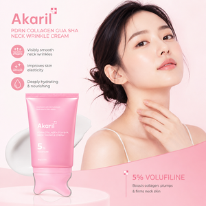 Akaril 90g Crema Antirughe per Collo con PDRN e Collagene, 5% Volufiline, Rassodante, Levigante, Elasticizzante, Testata Dermatologicamente - Product Image 1