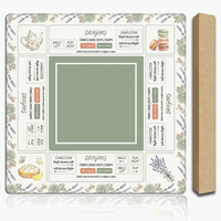 Tapis de Mahjong en néoprène de 33 pouces, tapis de table de Mahjong américain, imprimé floral de luxe, prix d'usine
