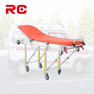 Hot Selling Ambulance Stretcher Trolley Patient Transfer Aluminum Stretcher Bed For Sale