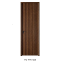 Portes intérieures en bois massif à isolation phonique, lignes verticales, pour maisons, chambres, design personnalisé