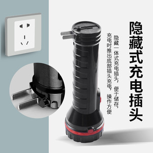 ไฟฉายแบบชาร์จไฟขนาดเล็ก LED ชาร์จ USB ใช้ในกรณีฉุกเฉินกลางแจ้งใช้ในบ้าน - Product Image 3
