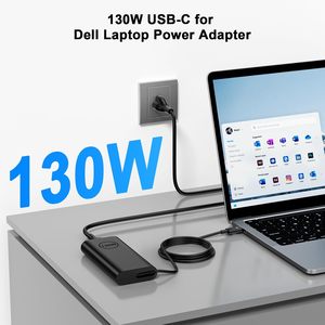 130W <strong>USB</strong> <strong>C</strong> Laptop <strong>Charger</strong> Compatible with <strong>Dell</strong> <strong>Precision</strong> 5570 5560 5550 5530 5760 5750 3560 Latitude 7410 7310 7210 9410 9510 - Product Image 2