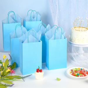Custom Hot Selling Eco Friendly Biodegradable <b>Small</b> Kraft <b>Paper</b> Gift <b>Bags</b> with Handles Multipurpose Craft Packaging <b>Bags</b> - Product Image 3