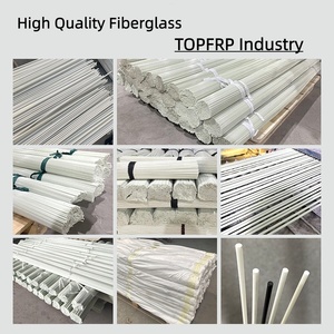 Factory Supply TOPFRP Fiberglass Rods for Greenhouse Hoop Use High Strength Anti-UV Customizable - Product Image 4