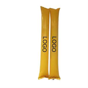 Hot Selling Custom Portable Inflatable Plastic Thunder Stick Cheering Sticks Waterproof Noise Makers PVC Balloon Stick