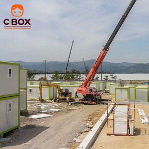 Cbox Venta al por Mayor de Casas Contenedor Portátiles Prefabricadas de Panel Sándwich para Oficina, Hotel, Granja y Viviendas Pequeñas de Fácil Montaje - Product Image 5