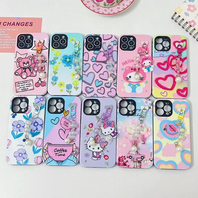 Funda Para Celulares Cute Cartoon Phone Cover for iPhone 15 14 Pro Max 13 12 11 Customized Phone Cover