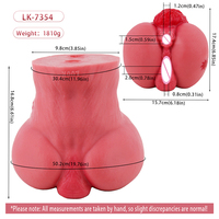 Poupée sexuelle réaliste en forme de cheval avec canaux anaux et vaginaux serrés, masturbateur en silicone pour hommes, stimulateur de pénis.
