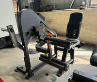 Machine de musculation professionnelle SK à double fonction (extension et flexion des jambes), à charge par plaques, pour quadriceps et ischio-jambiers, certifiée CE