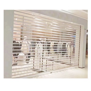 Porta <span class=keywords><strong>Avvolgibile</strong></span> in Policarbonato <span class=keywords><strong>Trasparente</strong></span>, Persiane di Sicurezza Chiare, Porte d'Ingresso Avvolgibili Trasparenti in Policarbonato - Product Image 5