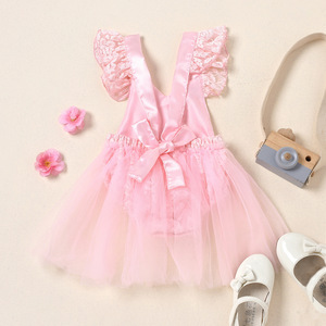 Nuovi arrivi Baby Girl Tutu pagliaccetto Set Toddler <span class=keywords><strong>1st</strong></span> Birthday Party Clothes pagliaccetto <span class=keywords><strong>2</strong></span> anni vestito da compleanno per bambina - Product Image 6