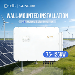 Precio al por mayor: Sistema solar híbrido conectado a la red de 80kW, 90kW, 100kW, 110kW, 125kW con almacenamiento para uso comercial - Product Image 1