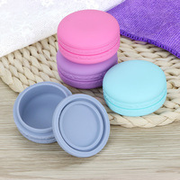 Early Riser Cute Macaron Pill Case - Mini boîte de rangement de bijoux colorée pour vitamines ou bonbons