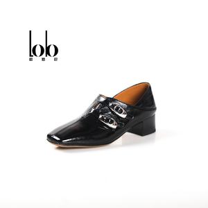 Scarpe da <span class=keywords><strong>Donna</strong></span> Primavera 2026 Stile Francese con Punta Quadrata, Cinturino alla Caviglia e Fibbia con Diamanti, Tacco Medio 4cm Tinta Unita, Stile Mary Jane - Product Image 4