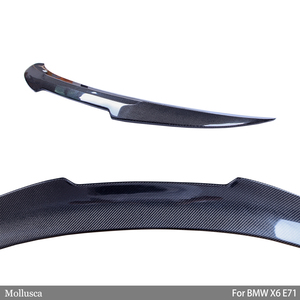 สำหรับ E71 PSM สไตล์คาร์บอนไฟเบอร์ สปอยเลอร์หลัง ปี 2007-2014 - Product Image 4