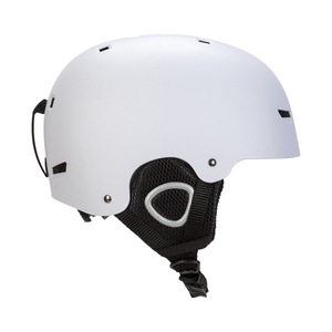 Casco de esquí para adultos, blanco y negro, ajustable, unisex, para snowboard y ciclismo - Product Image 1