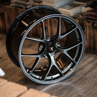 Nouvelles jantes monobloc forgées en aluminium VeroX 15-26 pouces, personnalisées, légères, chromées noires, 5x120/5x114.3 pour M3/M4 Tesla