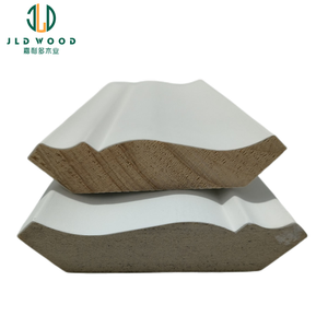 Plinthe murale extérieure moderne en bois-plastique, durable, écologique, imperméable, apprêtée blanche, pour la décoration - Product Image 1