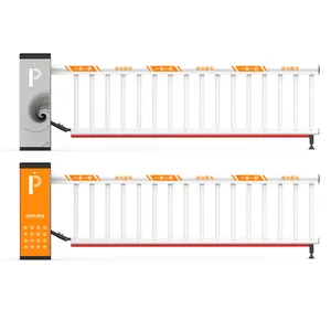 Intelligente Drop Automatische Barrièrepoort Aluminium Swing Barrier Poort Met Parkeerbeheermachine