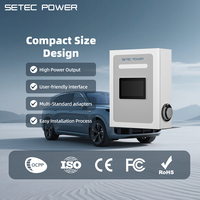 Cargador de Vehículos Eléctricos SETEC POWER Nivel 2 de 11kW, Estación de Carga para Tesla, Montaje en Pared
