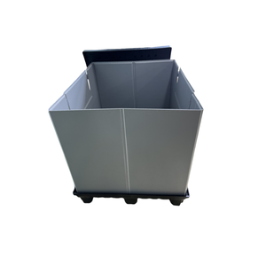 Pollyfavo Tùy Chỉnh Lớn Công Nghiệp Gấp Container Trọng Lượng Nhẹ Nhiệm Vụ Nặng Nề Có Thể Tái Chế PP nestable Đồ Nội Thất Tự Động Nhựa - Product Image 2