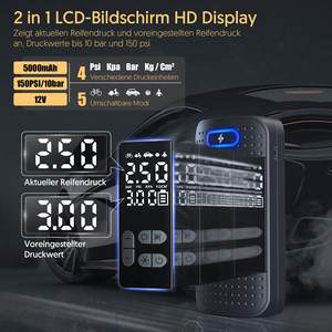 Atacado Bomba <span class=keywords><strong>Inflator</strong></span> Pneu De Carro Digital Portátil 60W Auto Pneu <span class=keywords><strong>Inflator</strong></span> Bomba Automática - Product Image 5