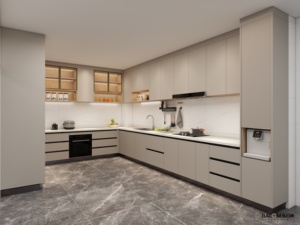 Balom تسليم سريع الأمريكية وحدات تصميم حديث خزانة مطبخ منزلية - Product Image 2