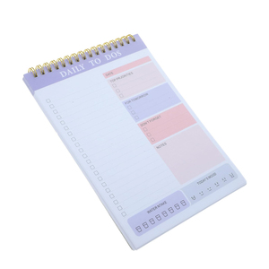 Cuaderno de papelería en espiral extraíble personalizado, Plan de material de papel de tamaño A5, Bloc de notas para estudiantes - Product Image 2