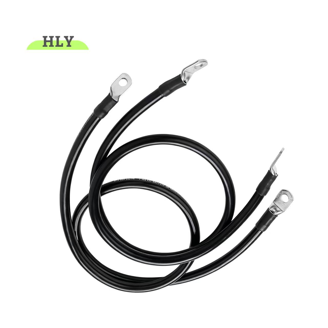 1FT 4AWG Аккумуляторные кабели (1 черный и 1 красный) для ATV газонокосилка мотоцикл