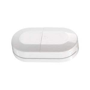 Portable Pill Storage Box With Cutter White Plastic Medicine Organizer For Daily Use - Product Image 5