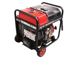 Senci Generator Diesel Portabel 3KW 5KW 220V, Generator Situs Industri Diesel Inverter UK