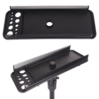 Plateau en plastique noir professionnel pour extensions de cheveux, outils de coiffure, support pour extensions de dreadlocks, Leeeons