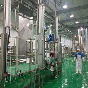 Plataforma elevadora neumática eléctrica de una sola columna doble, rodamiento de maquinaria de matadero automático para ganado - Product Image 4