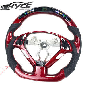 G37方向盘发光二极管显示屏碳纤维方向盘英菲尼迪G37 G37X G25运动型方向盘 - Product Image 3