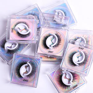 Pestañas Magnéticas de Seda Personalizadas al por Mayor, Sin Pegamento, Naturales, Reutilizables, Autoadhesivas - Product Image 1