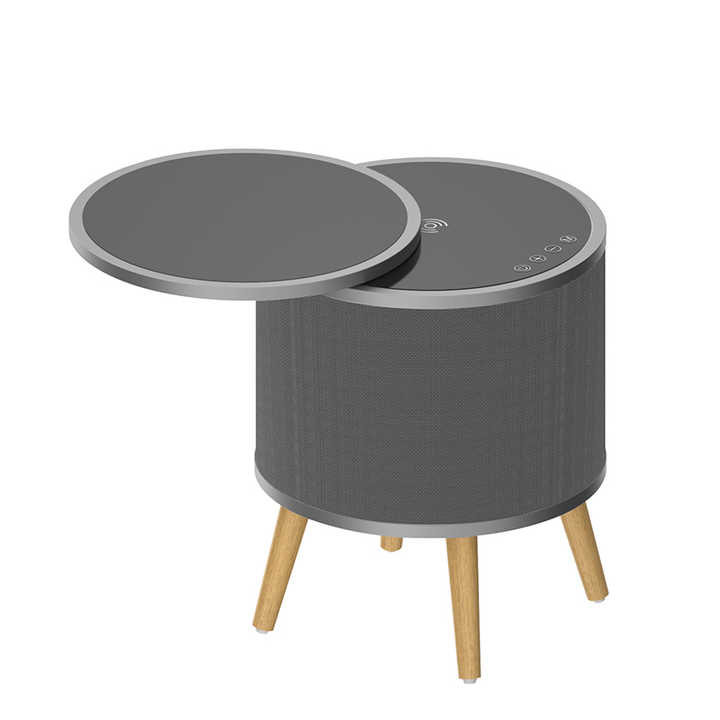 Nordic Smart Round Modern Simple Luxury Coffee Rotating Turntable Table ...