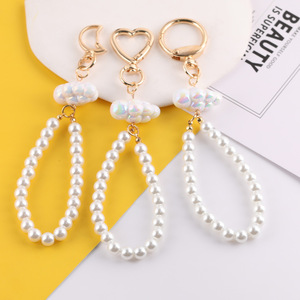 Porte-clés en forme de cœur en alliage de zinc plaqué, pendentif ovale pour téléphone, sac, accessoires de bijouterie - Product Image 1