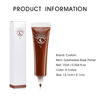 Vente en Gros de Cosmétiques de Marque Privée Ombre à Paupières Base de Fard à Paupières Liquide Vegan Mat et Imperméable Sans Cruauté