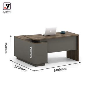 Modern ceviz mobilya yöneticisi masası ekonomik fiyata dayanıklı ahşap yönetici ofis masası - Product Image 3
