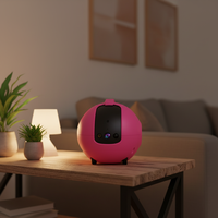 Moniteur automatique intelligent pour chien Robot jouet classique en plastique WiFi Caméra de sécurité avec compagnon d'exercice laser